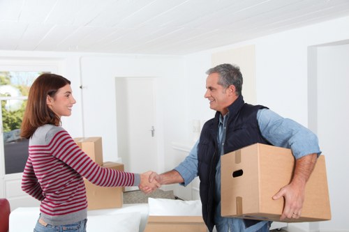 Business inventory organized in secure storage in Whitecity