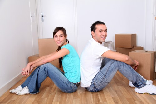 Packing and labeling boxes for secure storage in Whitecity