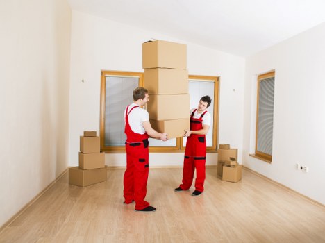 Team member wearing PPE while checking storage areas